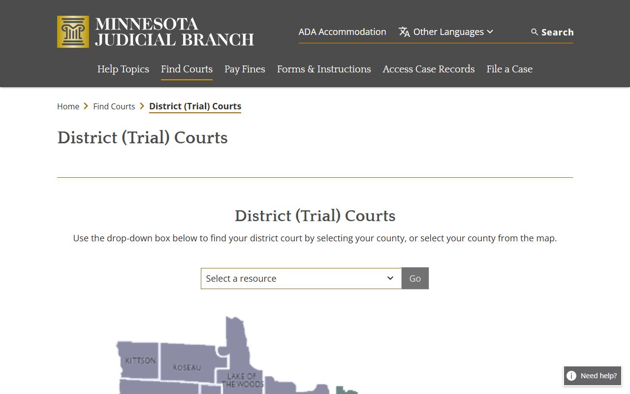 Pope County court records Minnesota district court locator